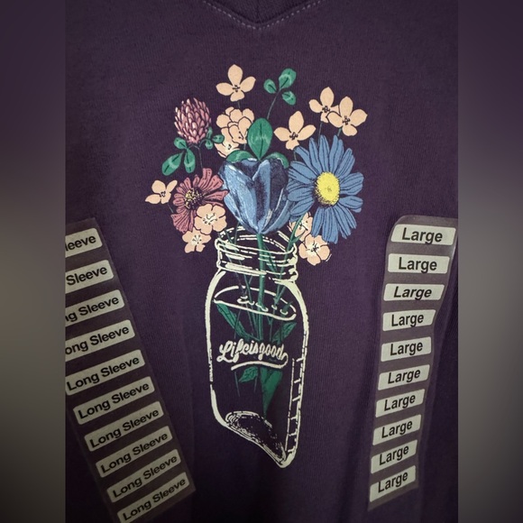 Life is Good Mason Jar Long Sleeve - Picture 2 of 4